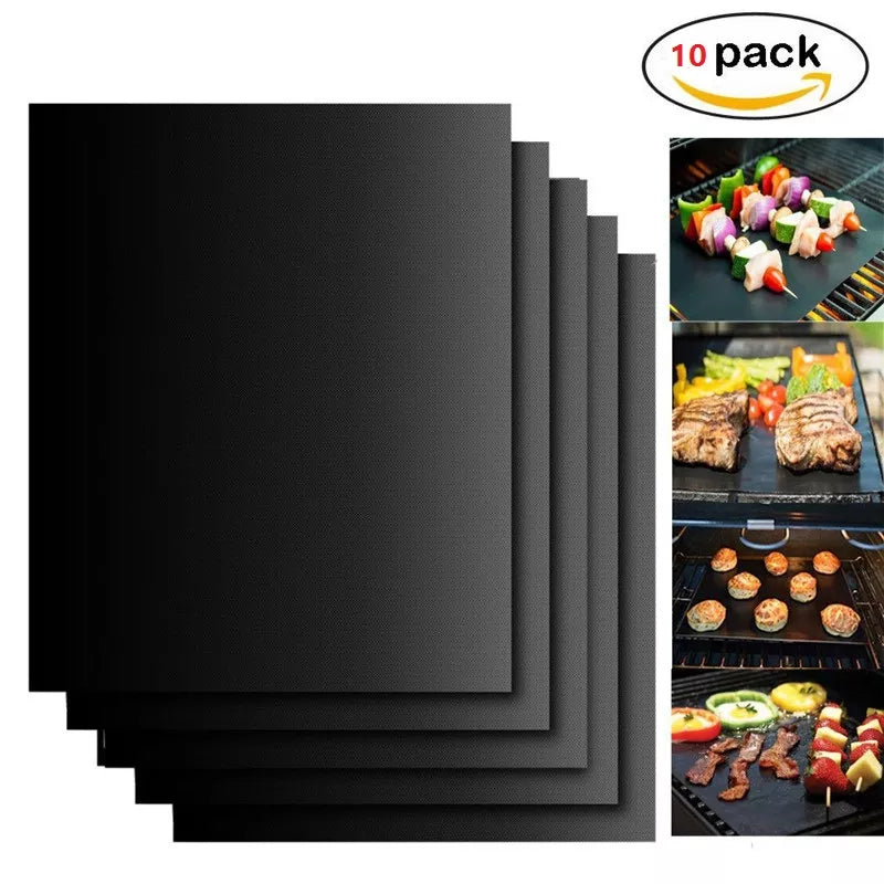 1/5/10 stücke Grill Matte 44X33cm Nicht Stick BBQ Grill Liner Backofen Grill Folie Grill Platte Liner wiederverwendbare Matte Werkzeuge